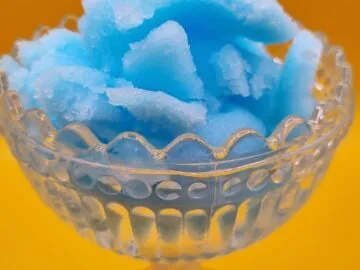 Slush av blå Powerade