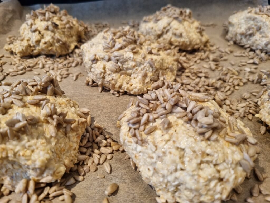 Grove cottage cheese rundsstykker