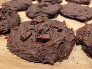 Søtpotetcookies med peanøttsmør