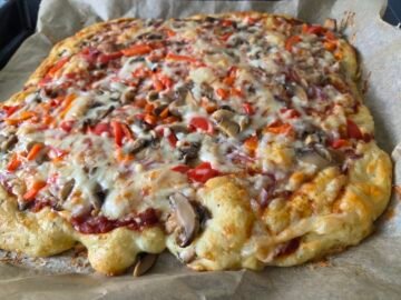 Cottage cheese minipizza